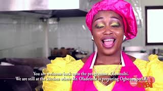 Joseph Philips fan of Olowosibi tv show prepares Ogbona soup