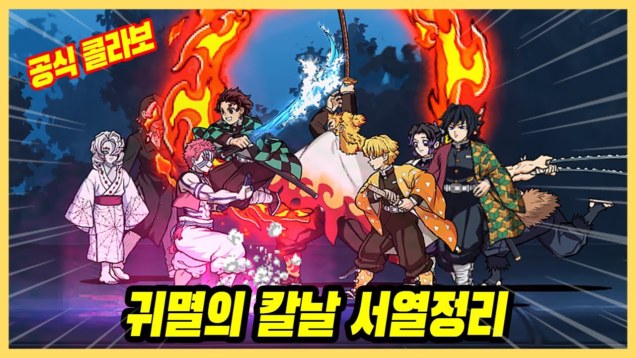 냥코에 귀멸의 칼날 콜라보, 누가 제일 셀까? 전 캐릭터 서열정리! [냥코대전쟁]