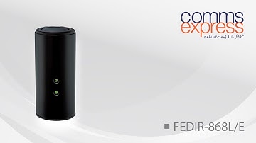 D-Link DIR-868L Wireless AC1750 Dual-band Gigabit Cloud Router with UK power and mydlink app
