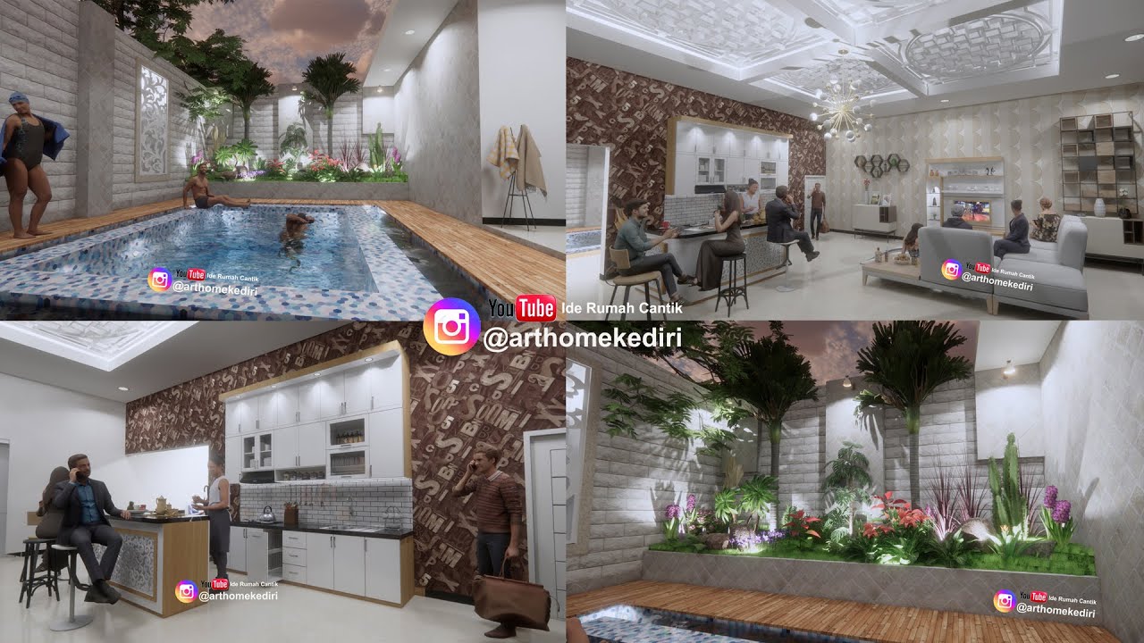 Interior Rumah Minimalis Dan Kolam Renang Jernih Dg Taman Yang Asri Dan Menarik YouTube Interior Rumah Minimalis Dan Kolam Renang Jernih Dg Taman Yang Asri Dan Menarik YouTube