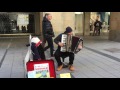 Accordion street player in Munich