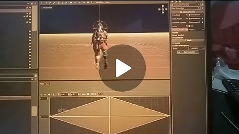 Smooth strafing transitions on sexy voodoo priestess in Godot 4