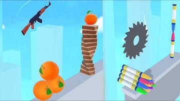 Almost Cut very satisfying and Relaxing ASMR slicing  level 183,184  Gameplay