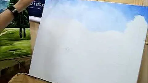 Como pintar o céu com tinta?