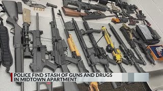 Police find drugs, guns, cash in apartment near Midtown school