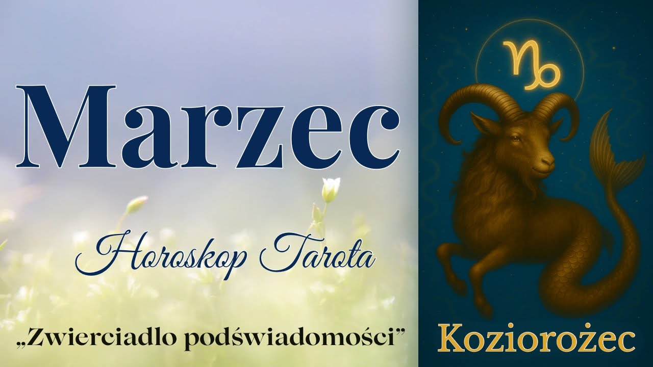 KOZIOROŻEC ♑️ MARZEC 🌷 Nie ujawniaj jeszcze swoich planów | Horoskop Tarota