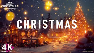 Christmas Atmosphere 4K - Scenic Christmas Relaxation Film With Top Christmas Songs Of All Time