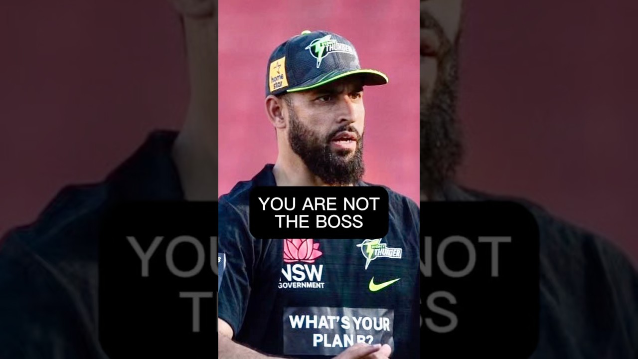 YOU ARE NOT THE BOSS