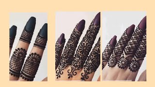 Most Beautiful Finger Mahndi Dezines 2021