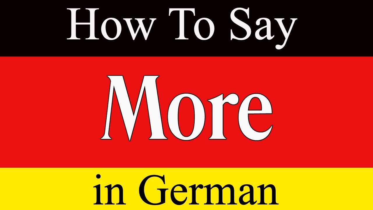 Learn German \U0026 How To Say \