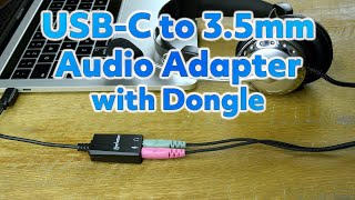 USB C to 3.5mm Audio Adapter