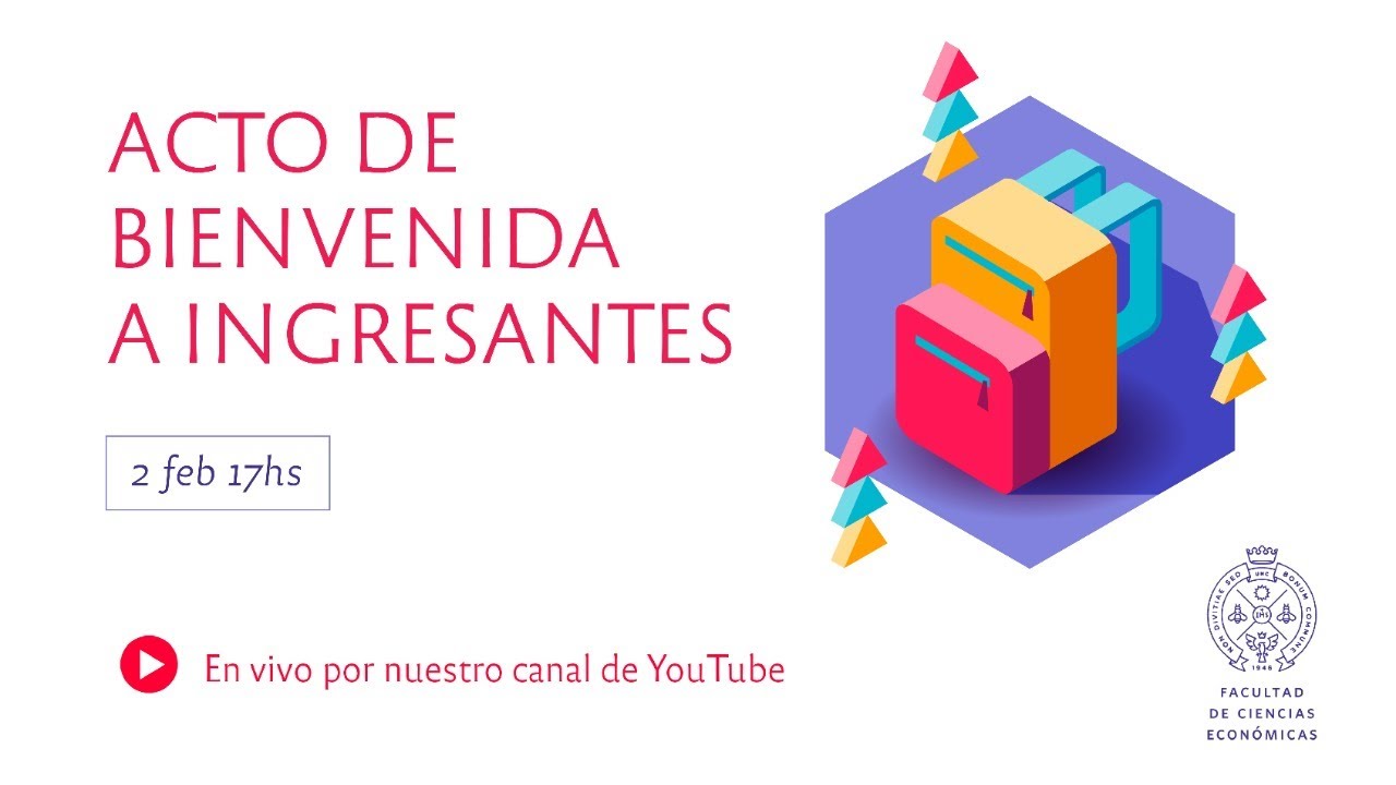 Acto de bienvenida a ingresantes - 2021 - YouTube