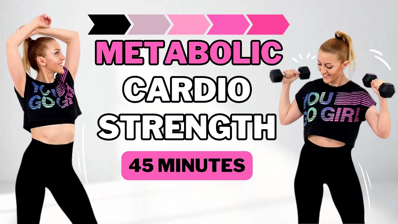 🔥45 MIN METABOLIC WORKOUT🔥CARDIO & STRENGTH for FAT BURN & MUSCLE TONE🔥ALL STANDING🔥NO REPEAT🔥
