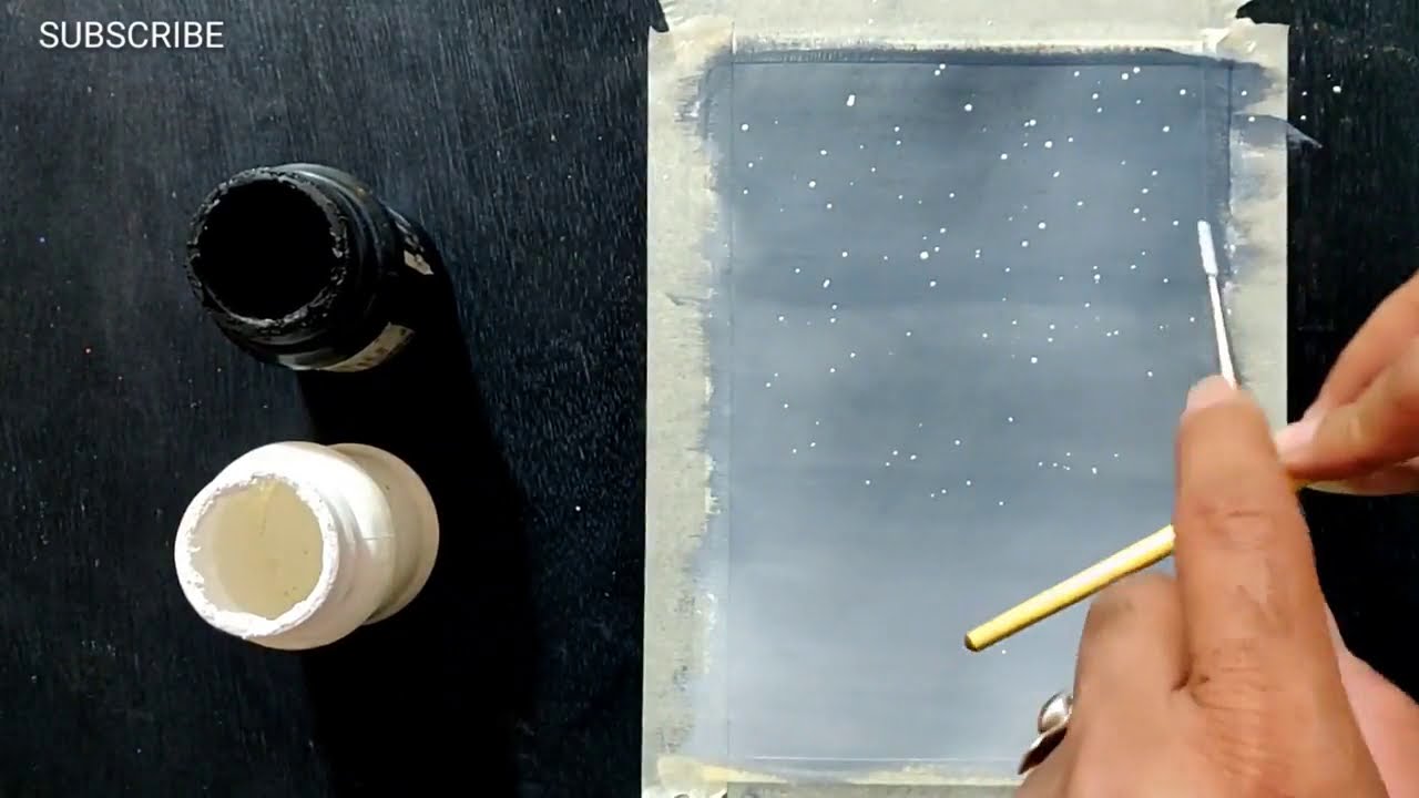 black and white poster colour painting