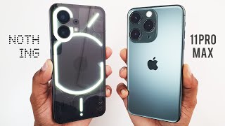 Nothing Phone (1) vs iPhone 11 Pro Max Speed Test