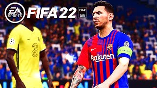 FIFA 22 PS5 MESSI vs CHELSEA | MOD Ultimate Difficulty Career Mode HDR Next Gen