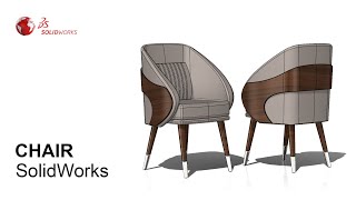 #SolidWorks  Chair