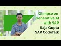 Sap codetalk with raja gupta