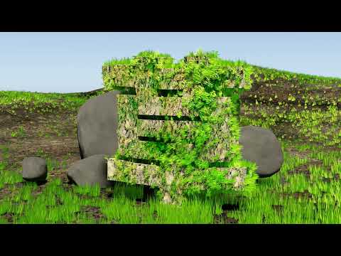 草に草を生やしてみた【CG】