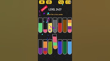 Water sort puzzle level 2437