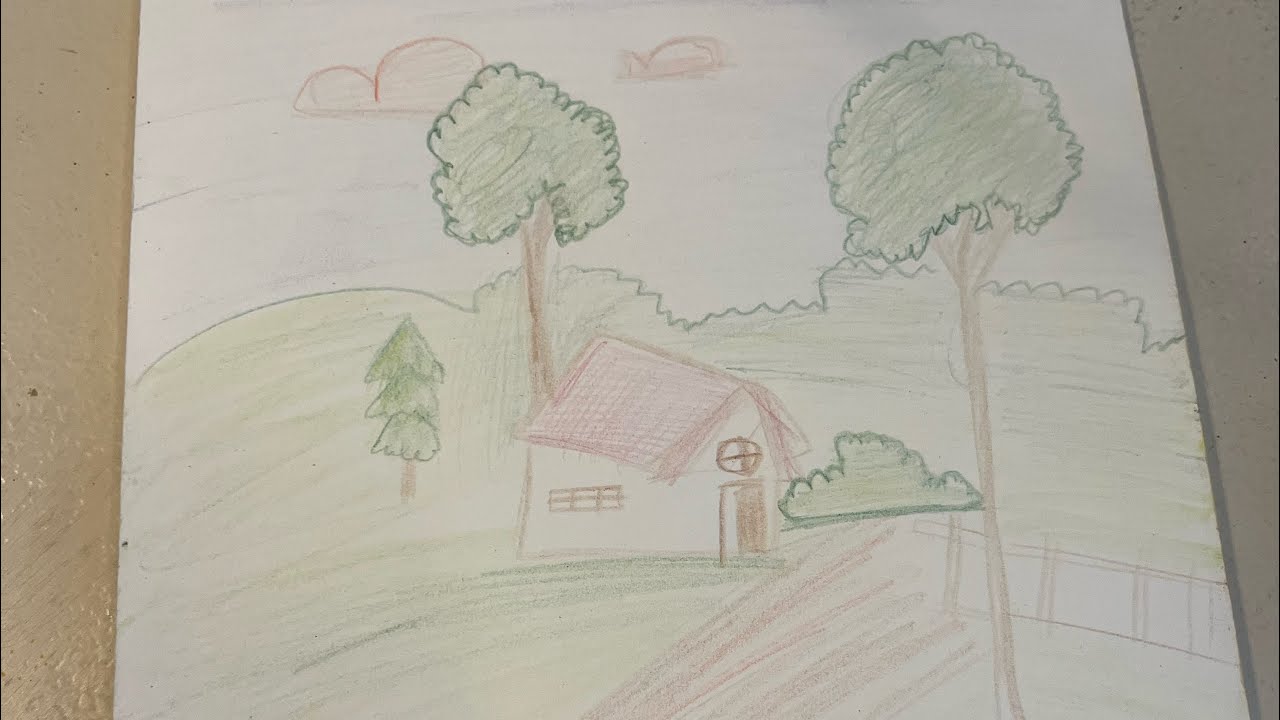 Easy colour pencil drawing with mom's song🥰