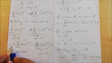BEE11403 - power series, contoh 1 using recurrence relation