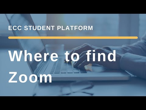 ECC -  Where to find Zoom