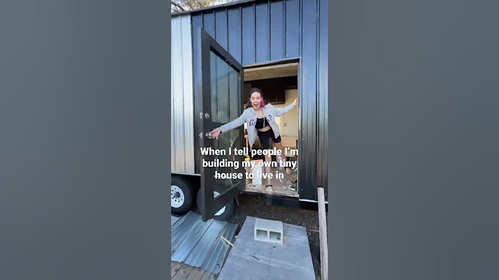 When I tell people I’m building my own tiny house 🏠 #tinyhouse #tinyhomeonwheels