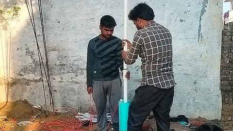 #pvcasingpipe #कंप्रेसर कैसे वर्क करता है 45minute water💦 clear#video water.testing pump se install