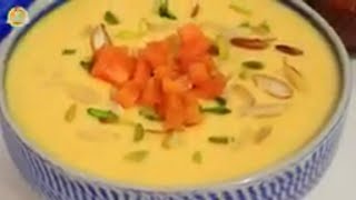 Mango Phirni Recipe | Mango Firni | Mango Rice Pudding Recipe | Aam Phirni | Mango Dessert