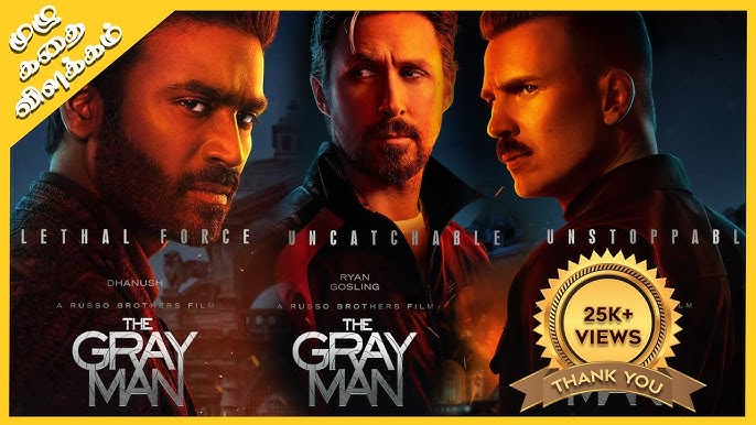 The Gray Man Trailer: Dhanush makes short but thrilling feature! Tamil  Movie, Music Reviews and News