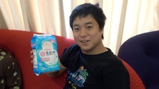 【男子の疑問】生理用ナプキンはおしっこも吸収できるのか検証！！