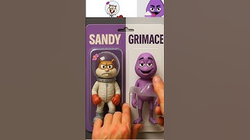 Sprunki OC Sandy Vs Gerimace Unboxing Action Figure #Sprunki #Incredibox