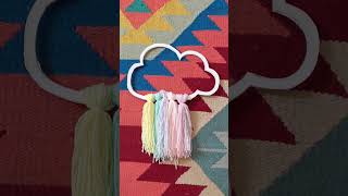 أجمل ديكور لغرف الاطفال بالخيوط | DIY EASY CLOUD WALL DECOR IDEA