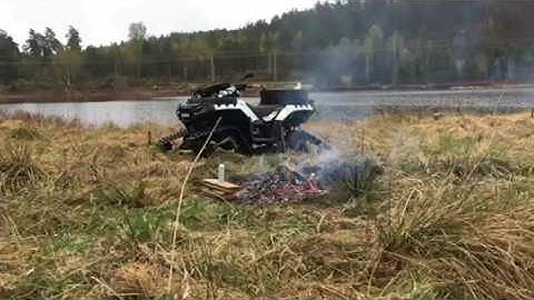 Polaris 850 forest, a tough working mule!