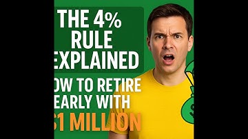 The 4% Rule Explained  How to Retire Early with $1 M