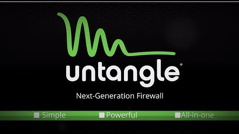 Untangle Next-Generation Firewall