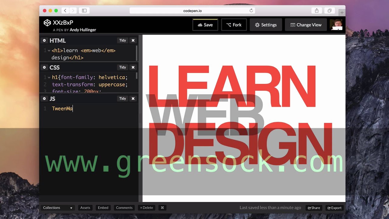Using Codepen - YouTube