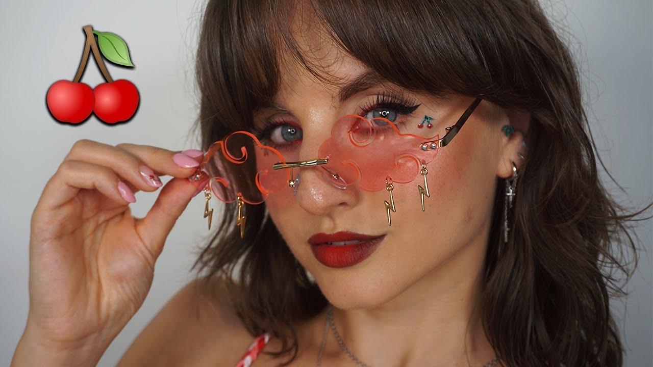 cherry ๐ red makeup tutorial - YouTube