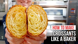 How to Make CROISSANTS Like a Pastry Chef