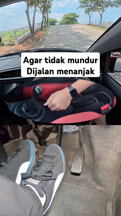 How to stop a manual car stuck on an incline without the engine stalling or rolling backwards #ca...