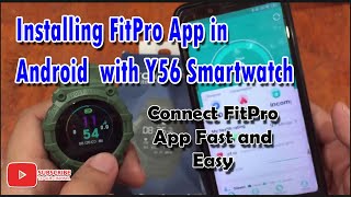 Installing FitPro App in Android with Y56 Smartwatch screenshot 4