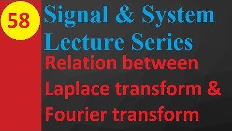 Laplace Transform and Fourier Transform: Basics and How They Relate