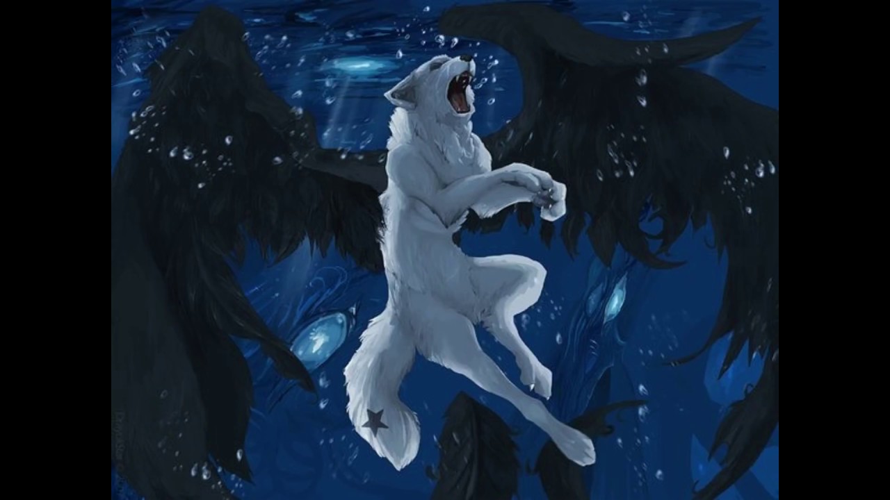 Волк пытающийся съесть луну в мифах