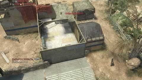 Tomahawk throw across the map on Firing range