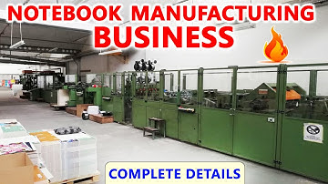 Notebook Making Business | Semi Automatic Notebook Machine | कॉपी नोटबुक बनाने का उद्योग