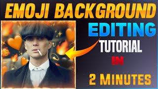 EMOJI BACKGROUND EDITING TUTORIAL IN MOBILE||MCE screenshot 1
