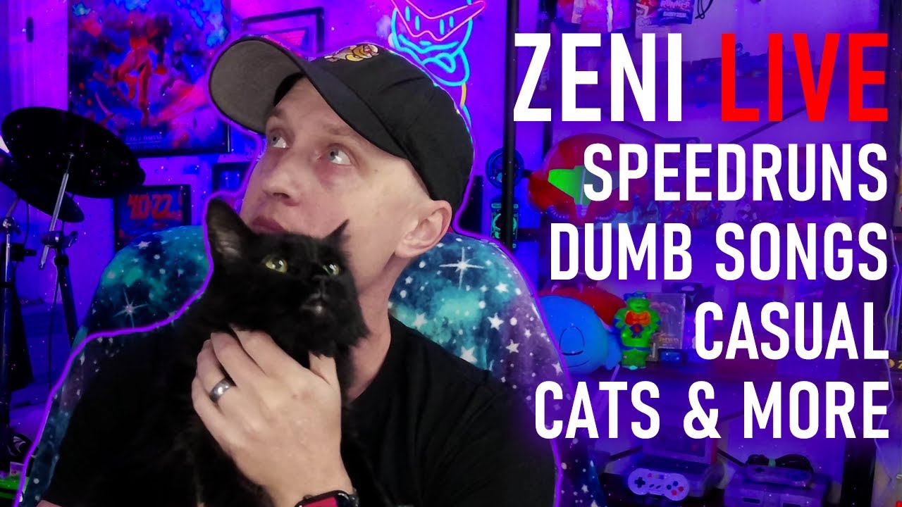(Vertical) ZENI LIVE - Speedruns, Dumb Songs, Casual, Cats & More!