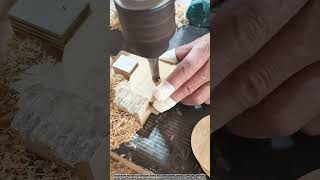 Satisfying Precision: Perfect Concentric Drilling Process. #Wood #Machine #Woodworking #Tools