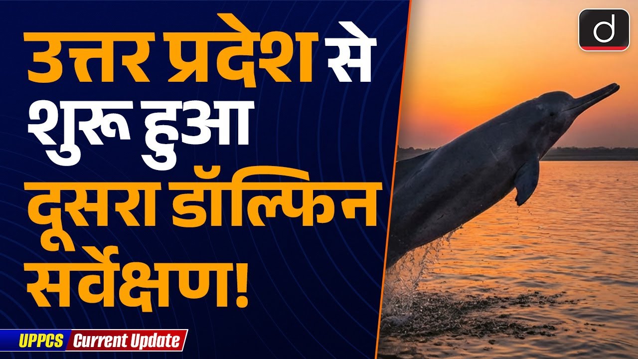 India's Pan-India Survey of Riverine & Estuarine Dolphins | UPPCS Current Update | Drishti UPPCS
